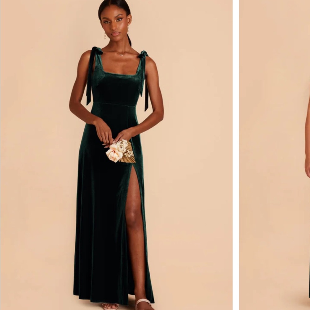 Elegant Black Velvet Gown